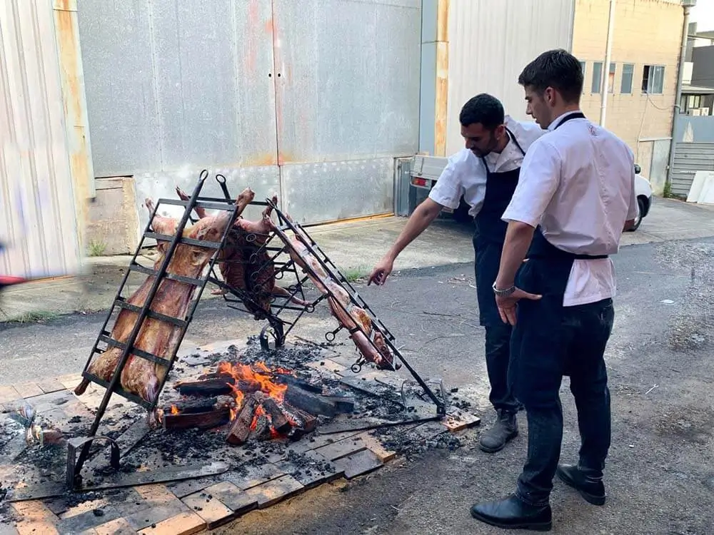 chapa sydney catering cooking over fire open fire